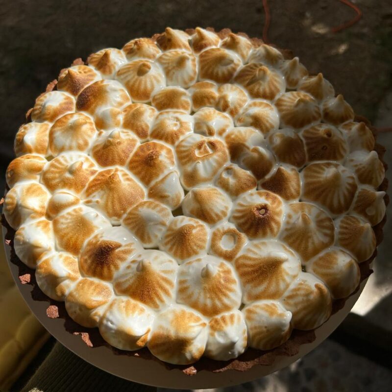 Tarta de limón con merengue italiano (Grande)
