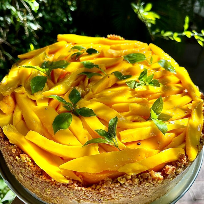 Cheesecake grande de mango