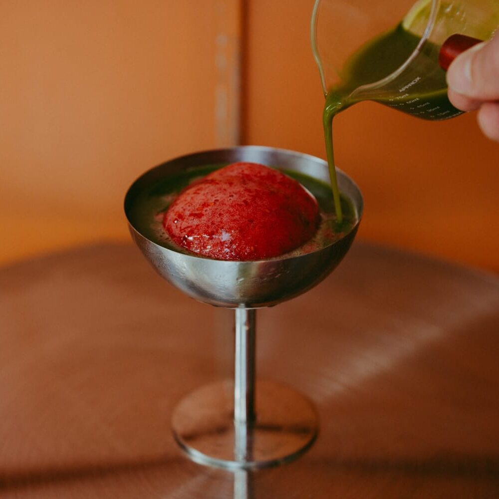 Affogato Especial con Matcha Matsu