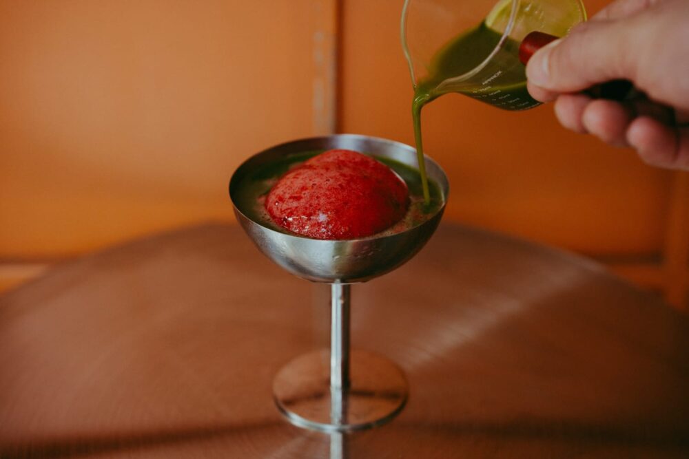 Affogato Especial con Matcha Matsu