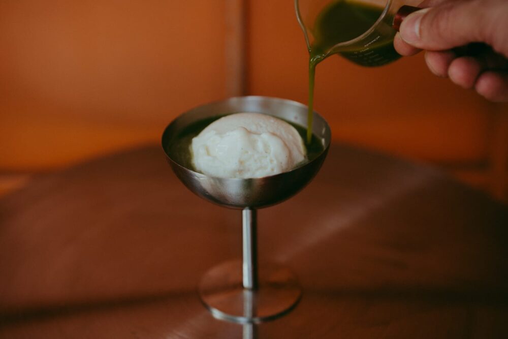 Affogato Especial con Matcha Matsu