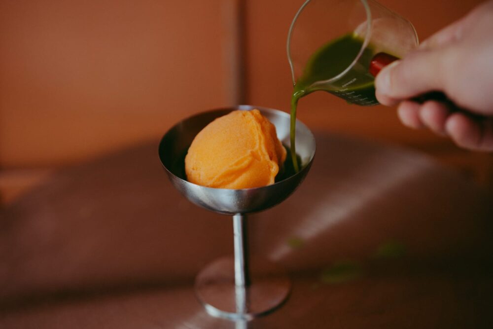 Affogato Especial con Matcha Matsu